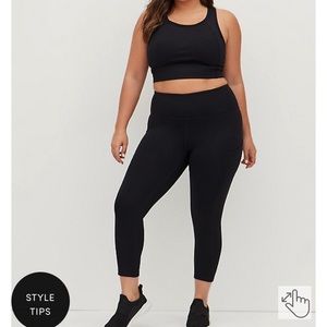 Torrid Active Crop Legging, Tags On, Size 2